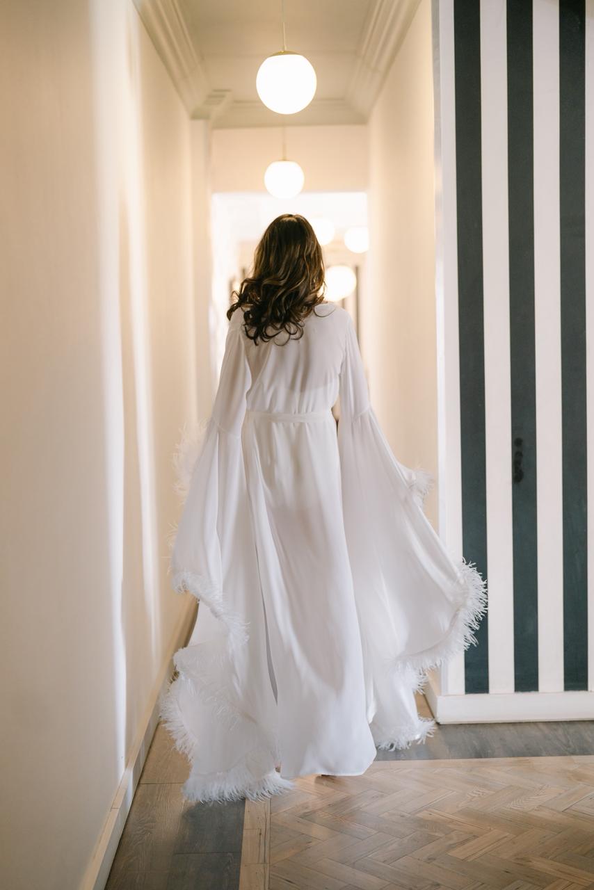 Cyra Feather Robe