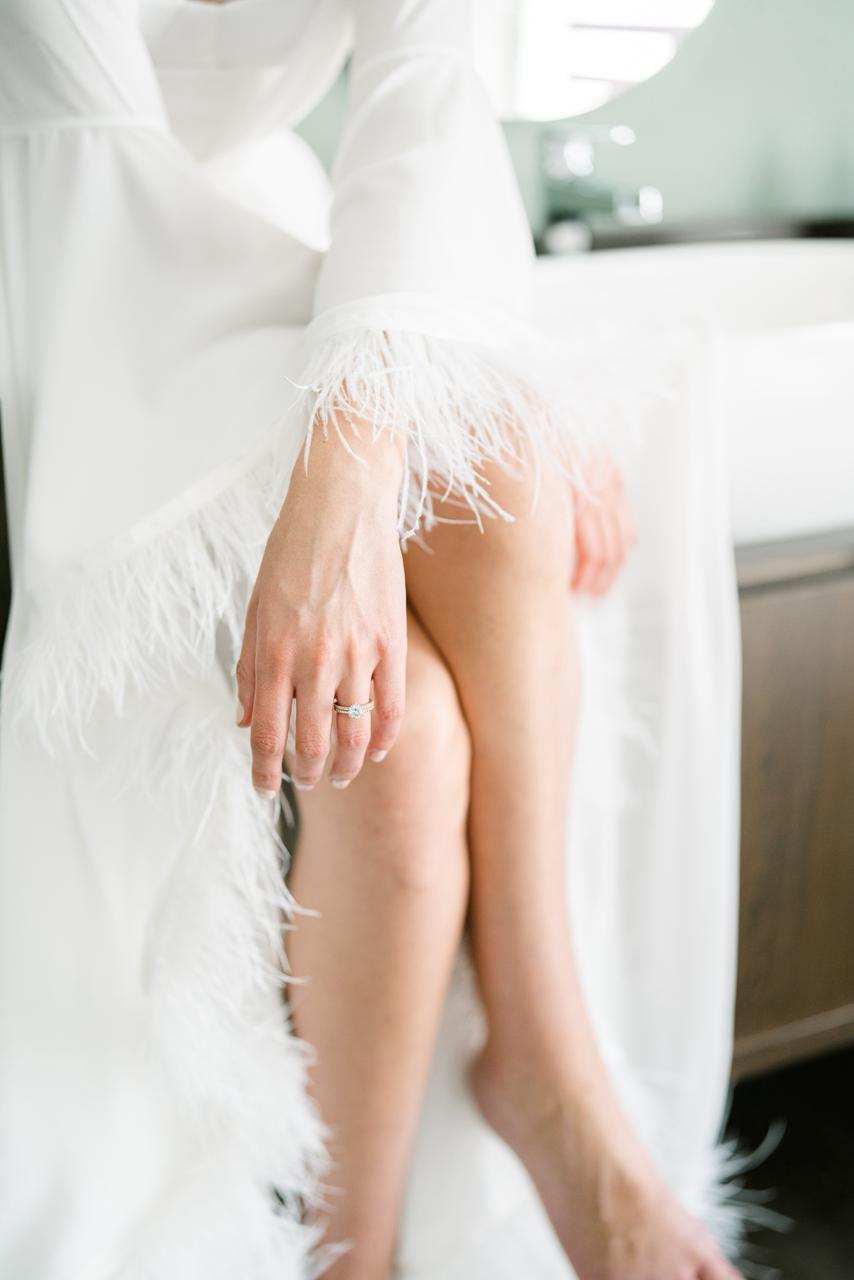 Cyra Feather Robe