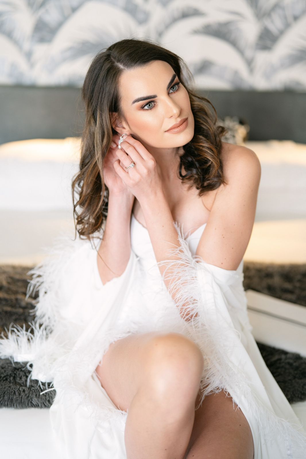 Cyra Feather Robe