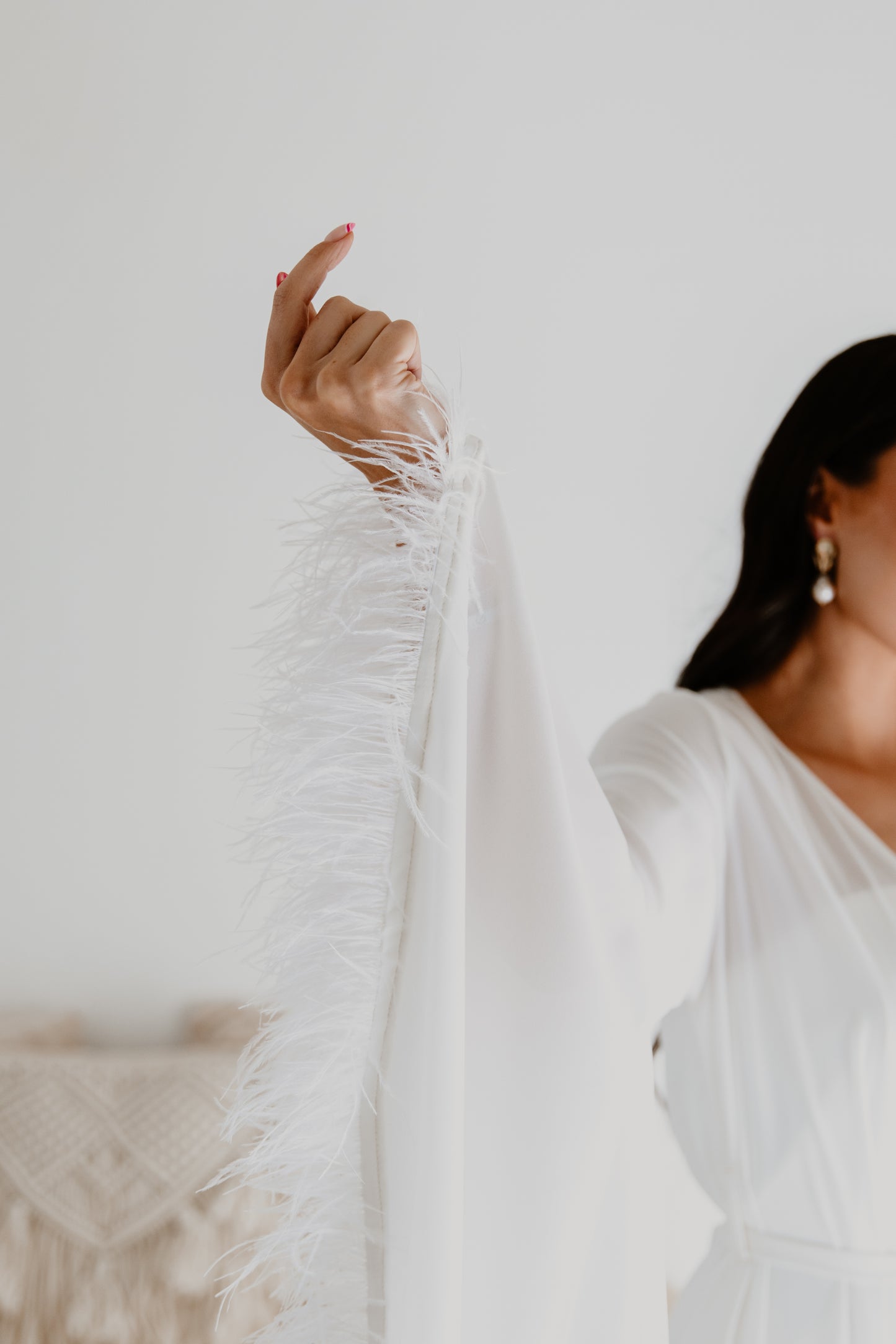 Cyra Feather Robe